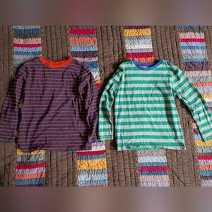 Hanna Andersson And Boden Striped Shirts